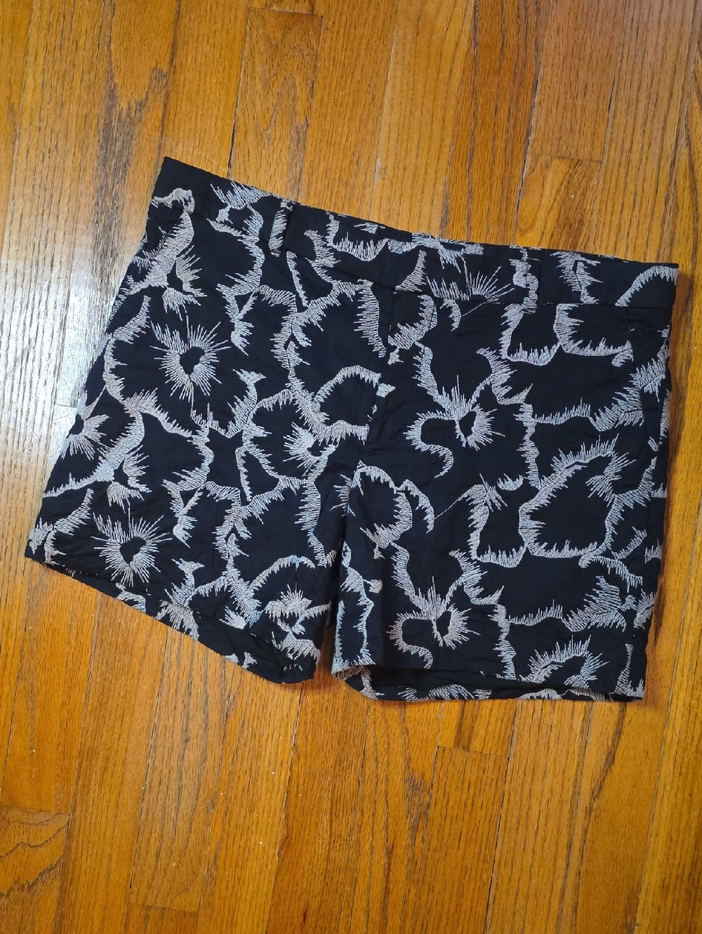 Banana Republic Size 4 Embroidered Dress Shorts